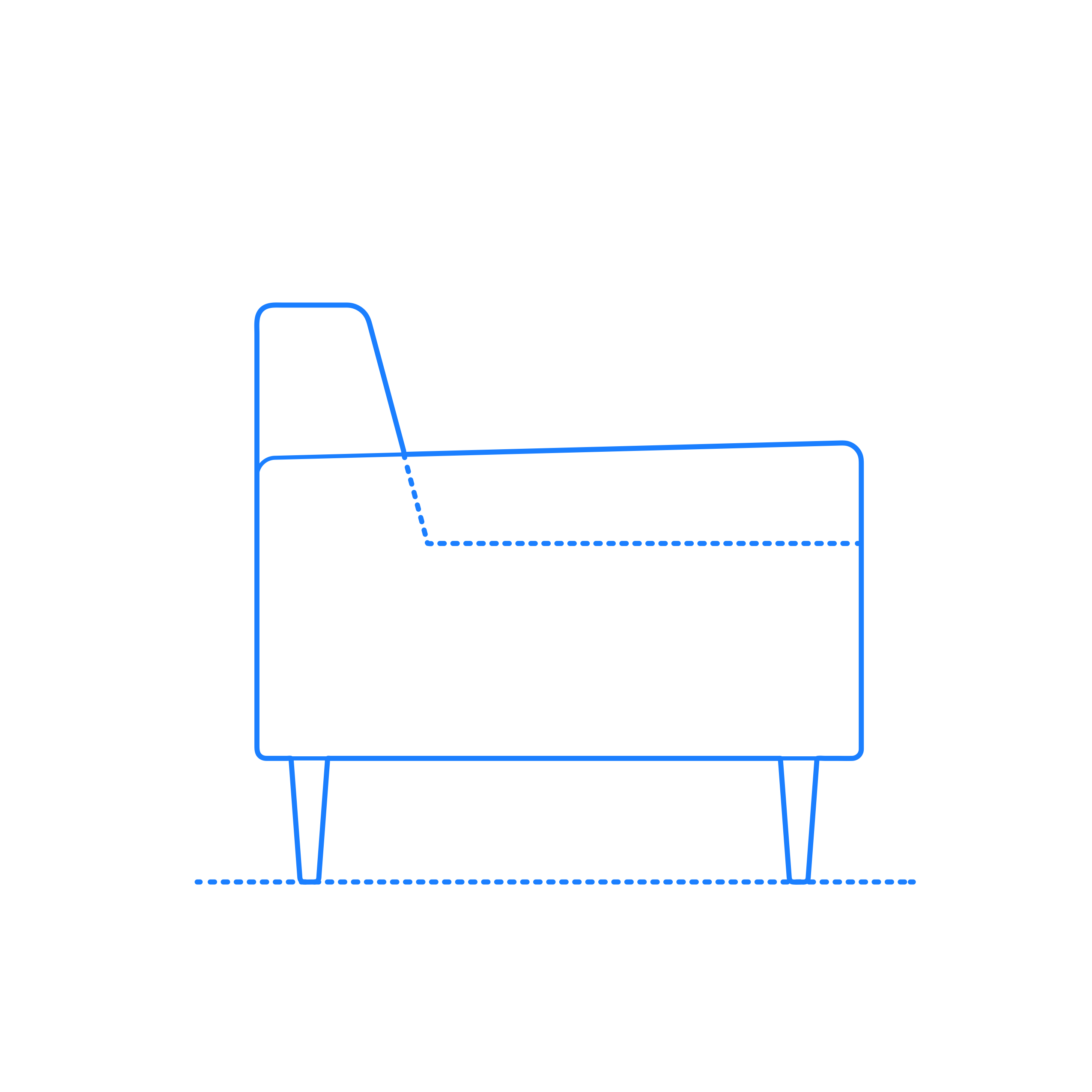 Furniture Armchairs Bantam Armchair Outline Svg Vector Free Vectors